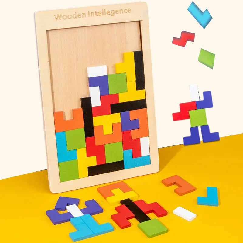 3D Wooden Puzzle Toy for Kids