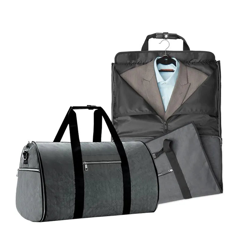 Carry on Convertible Garment Duffel Bag for Men/Women 2 in 1 Hanging Suitcase Suit Travel