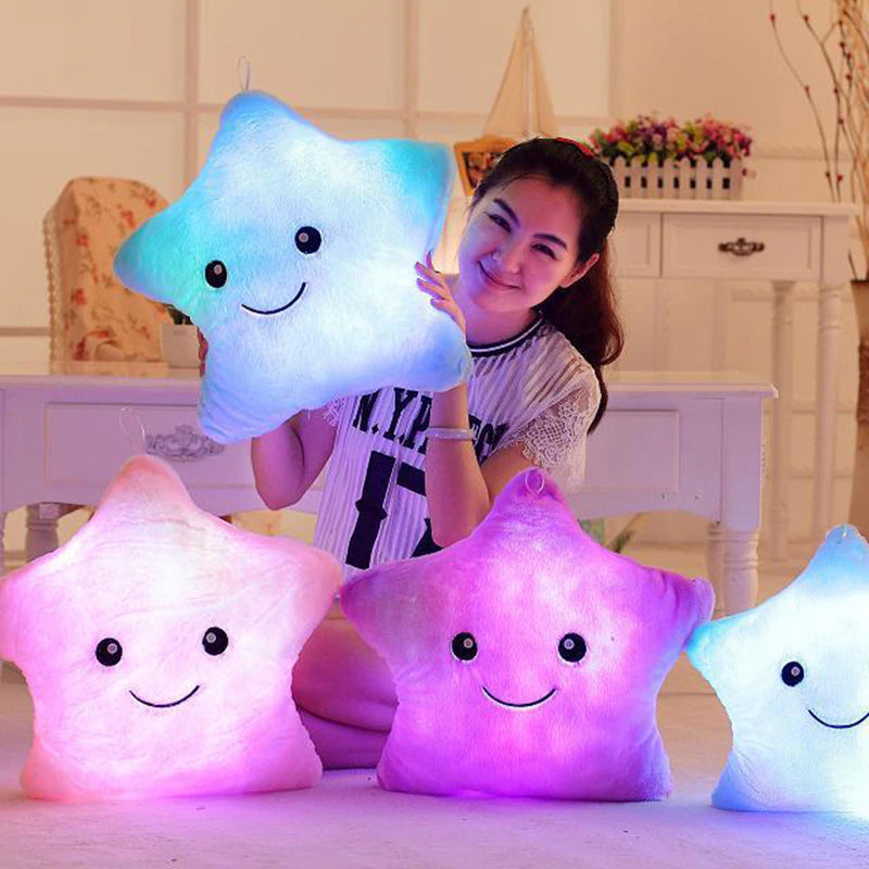 Glowing Pillow/Cushion Soft Stuffed Led Light Toy