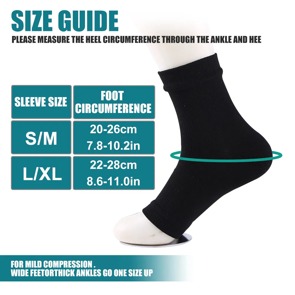 1Pair Neuropathy Socks for Men Women, Soothe Compression Socks for Neuropathy Pain,Ankle Brace Plantar Fasciitis Swelling Relief