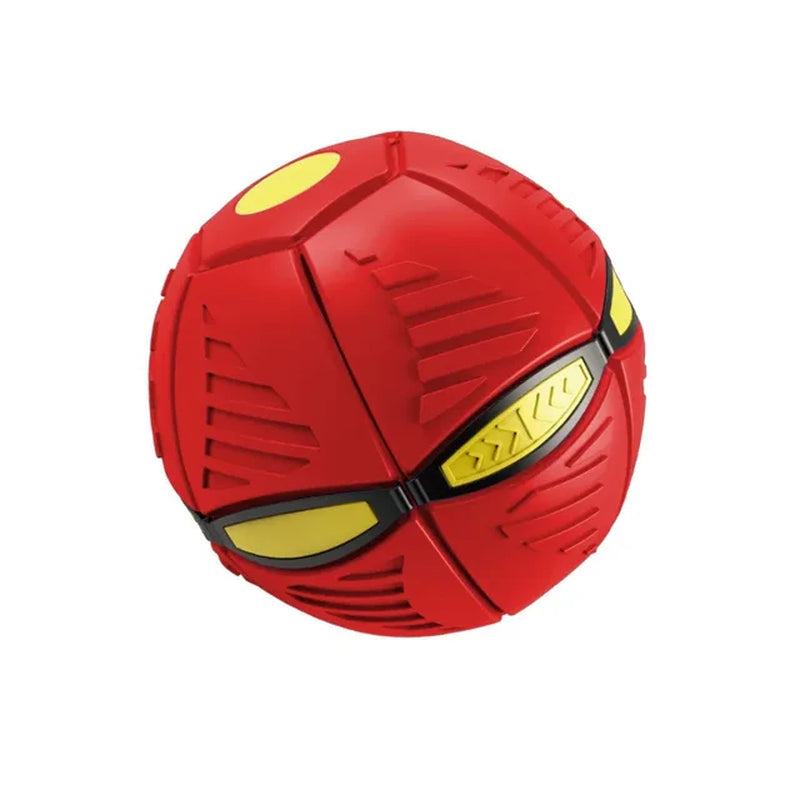 Fly Ball Outdoor Toy - Interactive Disc Ball Game for Dogs and Cats - Novelty Toy with Multiple Colors